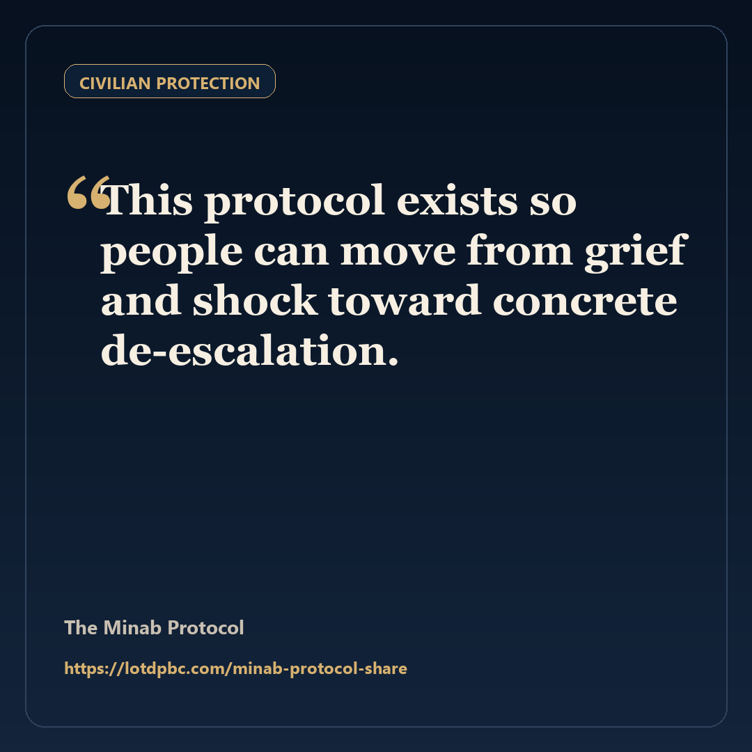 Civilian Protection quote card