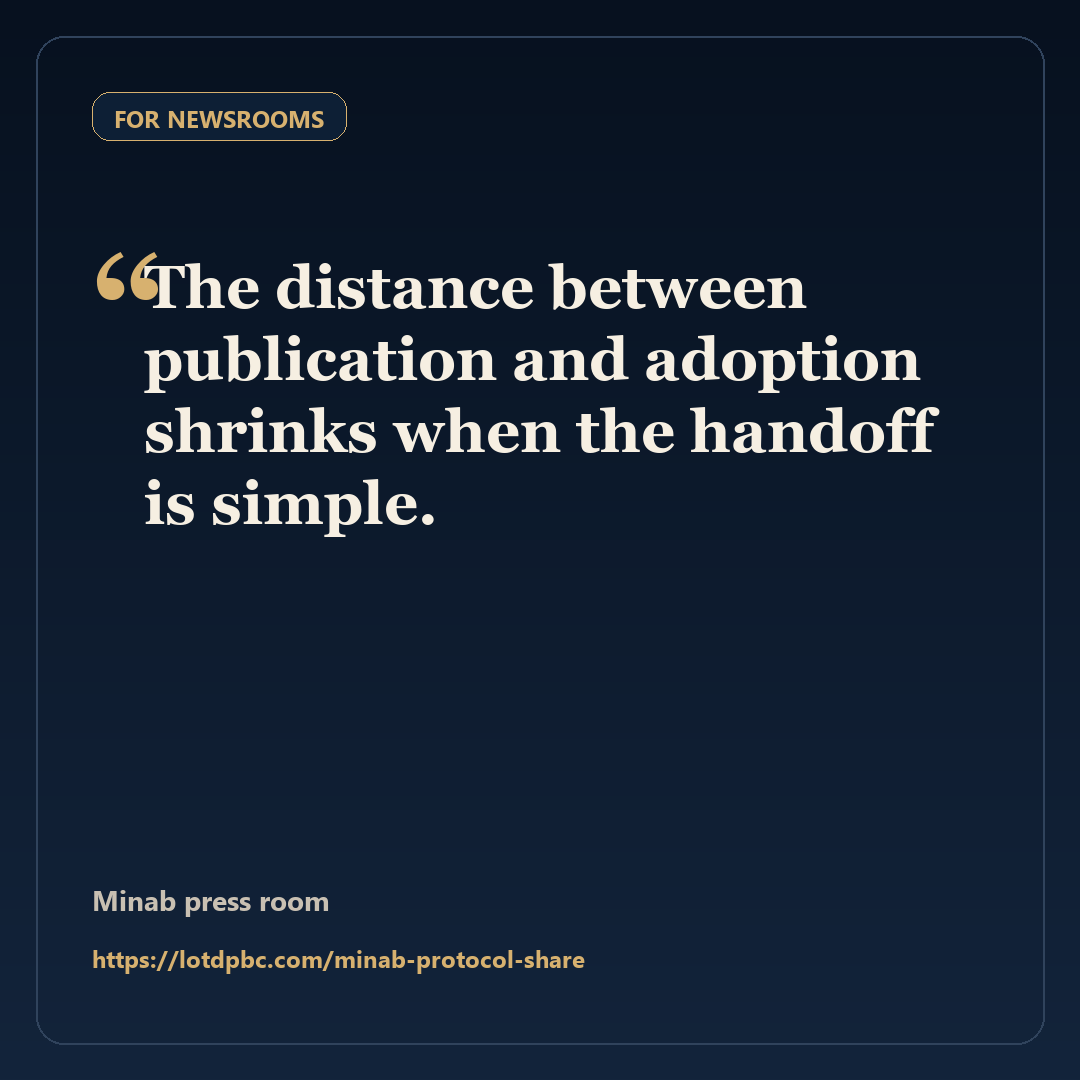 For Newsrooms quote card