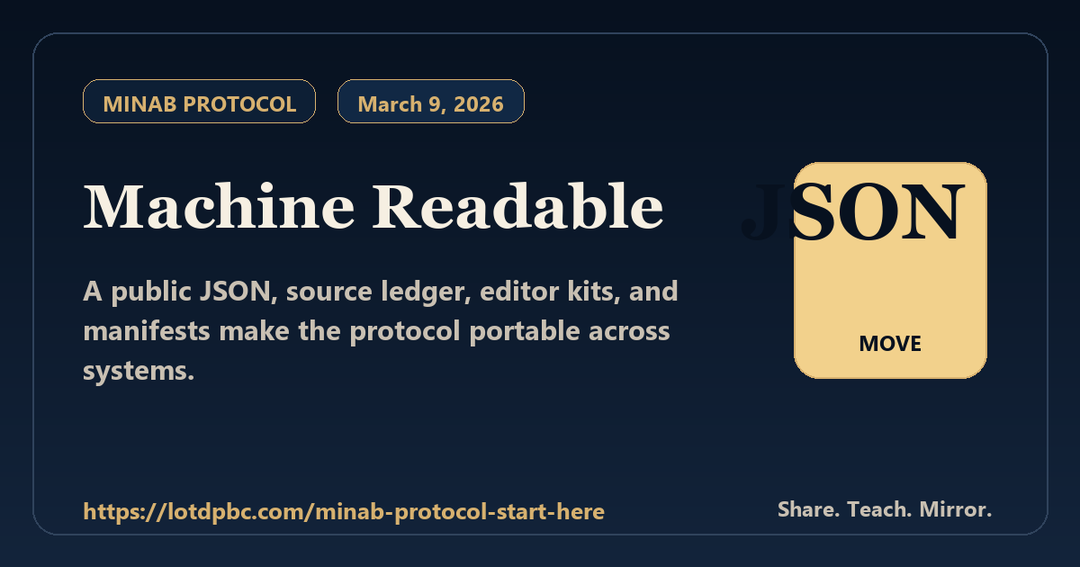 Machine Readable social card