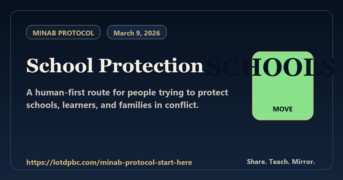 School Protection social card